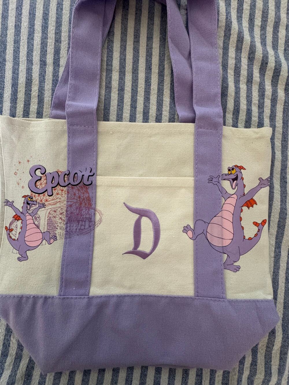 Disney Figment Epcot Custom Made Disneyland D Mini Tote